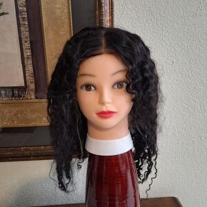 Curly Black Hair Wig for Women